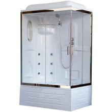 Душевая кабина 100х80х217 см Royal Bath RB8100BP2-T-CH-L прозрачное