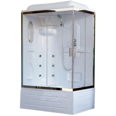 Душевая кабина 100х80х217 см Royal Bath RB8100BP2-T-CH-L прозрачное