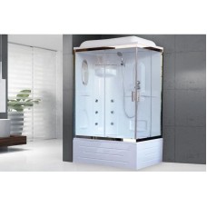 Душевая кабина 100х80х217 см Royal Bath RB8100BP2-T-CH-L прозрачное