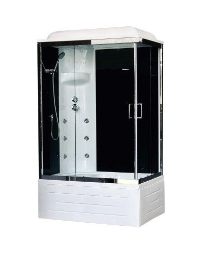 Душевая кабина 100х80х217 см Royal Bath RB8100BP3-BT-CH-L прозрачное