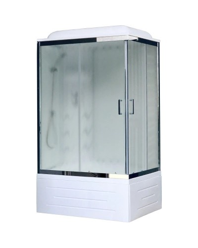 Душевая кабина 100х80х217 см Royal Bath RB8100BP3-WC-CH-L матовое