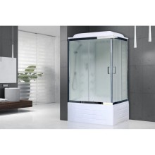 Душевая кабина 100х80х217 см Royal Bath RB8100BP3-WC-CH-L матовое