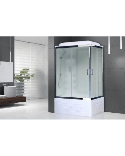 Душевая кабина 100х80х217 см Royal Bath RB8100BP3-WC-CH-L матовое