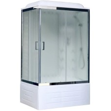 Душевая кабина 100х80х217 см Royal Bath RB8100BP3-WC-CH-R матовое