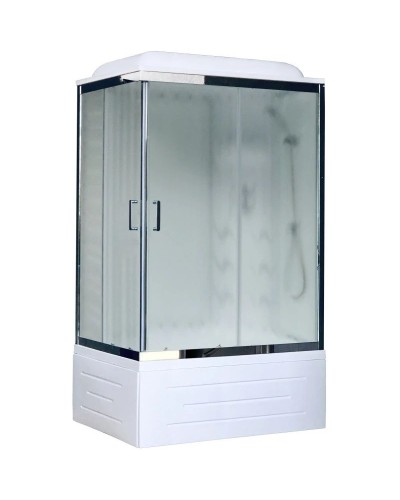 Душевая кабина 100х80х217 см Royal Bath RB8100BP3-WC-CH-R матовое