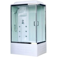 Душевая кабина 100х80х217 см Royal Bath RB8100BP3-WT-CH-L прозрачное