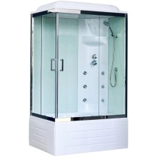 Душевая кабина 100х80х217 см Royal Bath RB8100BP3-WT-CH-R прозрачное