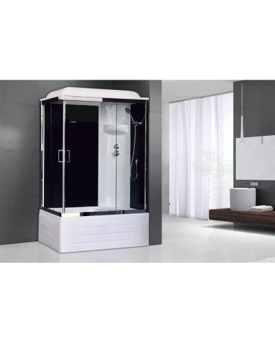 Душевая кабина 100х80х217 см Royal Bath RB8100BP6-BT-CH-R прозрачное