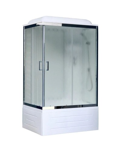 Душевая кабина 100х80х217 см Royal Bath RB8100BP6-WC-CH-R матовое