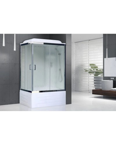Душевая кабина 100х80х217 см Royal Bath RB8100BP6-WC-CH-R матовое