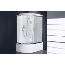 Душевая кабина 120х80х217 см Royal Bath RB8120BK2-M-CH-R матовое