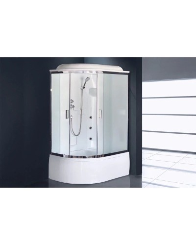 Душевая кабина 120х80х217 см Royal Bath RB8120BK2-M-CH-R матовое