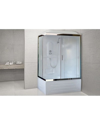 Душевая кабина 120х80х217 см Royal Bath RB8120BP1-M-CH-R матовое