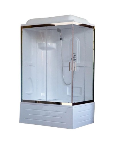 Душевая кабина 120х80х217 см Royal Bath RB8120BP1-T-CH-L прозрачное
