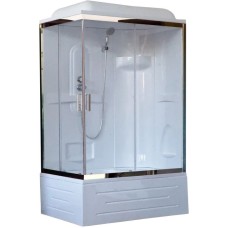 Душевая кабина 120х80х217 см Royal Bath RB8120BP1-T-CH-R прозрачное