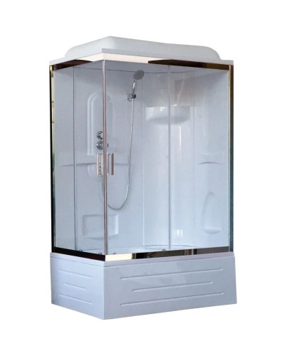 Душевая кабина 120х80х217 см Royal Bath RB8120BP1-T-CH-R прозрачное