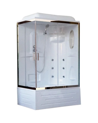 Душевая кабина 120х80х217 см Royal Bath RB8120BP2-T-CH-R прозрачное