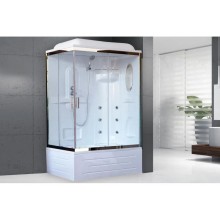 Душевая кабина 120х80х217 см Royal Bath RB8120BP2-T-CH-R прозрачное