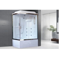 Душевая кабина 120х80х217 см Royal Bath RB8120BP2-T-CH-R прозрачное