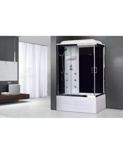 Душевая кабина 120х80х217 см Royal Bath RB8120BP3-BT-CH-L прозрачное