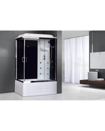 Душевая кабина 120х80х217 см Royal Bath RB8120BP3-BT-CH-R прозрачное