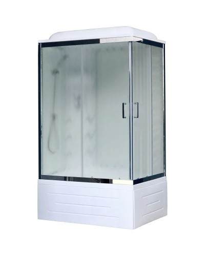 Душевая кабина 120х80х217 см Royal Bath RB8120BP3-WC-CH-L матовое