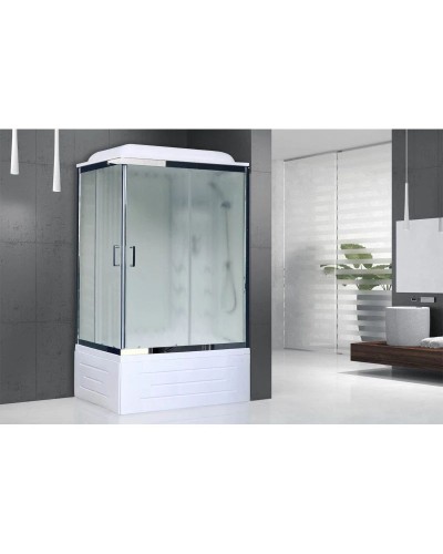 Душевая кабина 120х80х217 см Royal Bath RB8120BP3-WC-CH-R матовое