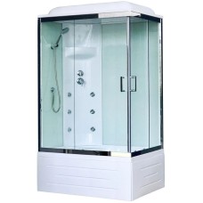 Душевая кабина 120х80х217 см Royal Bath RB8120BP3-WT-CH-L прозрачное