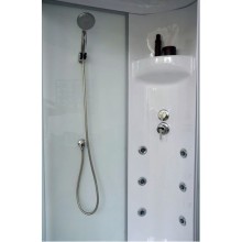 Душевая кабина 120х80х217 см Royal Bath RB8120BP3-WT-CH-R прозрачное