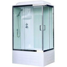 Душевая кабина 120х80х217 см Royal Bath RB8120BP6-WT-CH-L прозрачное