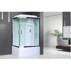 Душевая кабина 120х80х217 см Royal Bath RB8120BP6-WT-CH-R прозрачное