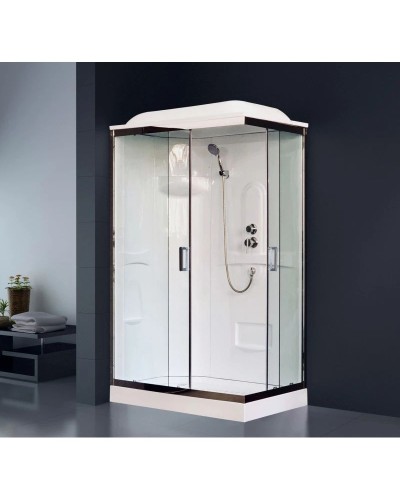 Душевая кабина 120х80х217 см Royal Bath RB8120HP1-T-CH-L прозрачное