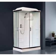 Душевая кабина 120х80х217 см Royal Bath RB8120HP1-T-CH-R прозрачное