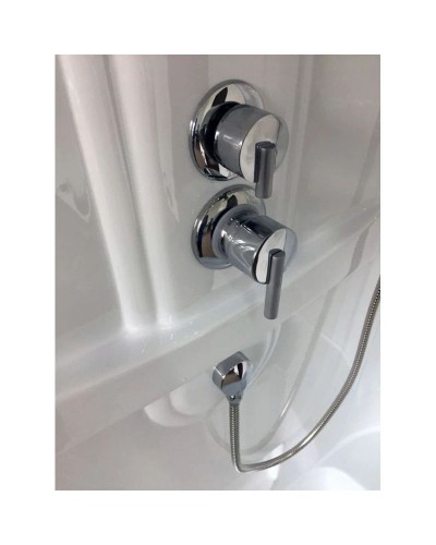 Душевая кабина 120х80х217 см Royal Bath RB8120HP1-T-CH-R прозрачное