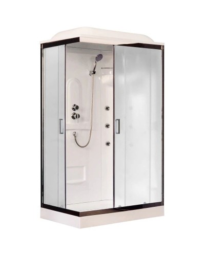 Душевая кабина 120х80х217 см Royal Bath RB8120HP2-M-CH-R матовое