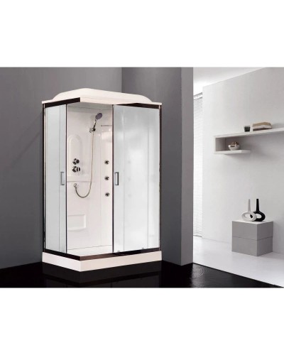 Душевая кабина 120х80х217 см Royal Bath RB8120HP2-M-CH-R матовое