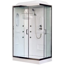 Душевая кабина 120х80х217 см Royal Bath RB8120HP2-T-CH-L прозрачное