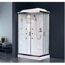 Душевая кабина 120х80х217 см Royal Bath RB8120HP2-T-CH-L прозрачное