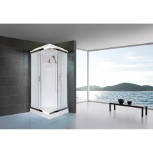 Душевая кабина 90х90х217 см Royal Bath RB90HP1-M-CH матовое