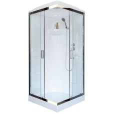 Душевая кабина 90х90х217 см Royal Bath RB90HP1-T-CH прозрачное