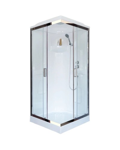 Душевая кабина 90х90х217 см Royal Bath RB90HP1-T-CH прозрачное