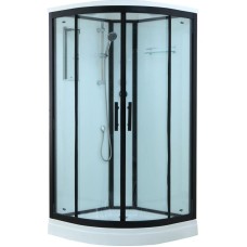 Душевая кабина 100x100x220 см Timo Standart T-6601 B прозрачное