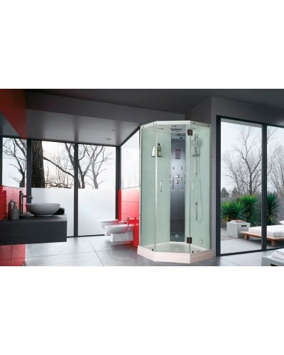 Душевая кабина 90x90x220 см Timo Elta H-312 R прозрачное