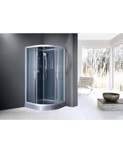 Душевая кабина 90x90x210 см Esbano Elegancia ESG-90 CR матовое