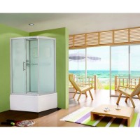 Душевая кабина 100x80x210 см Esbano Elegancia ES-108 CKRB L матовое