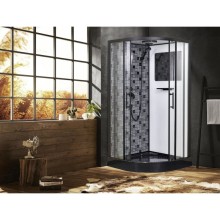 Душевая кабина 90x90x210 см Esbano Elegancia ESB-90 CR прозрачное