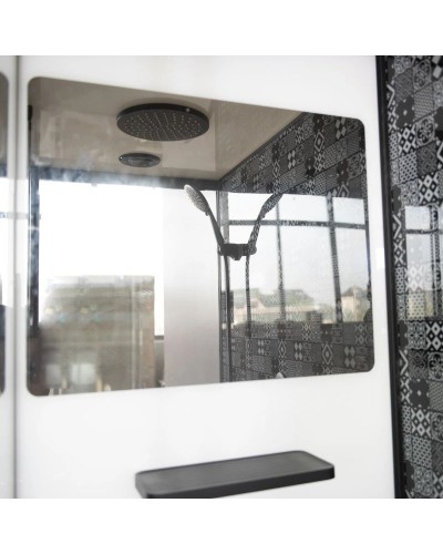 Душевая кабина 120x80x210 см Esbano Elegancia ESB-1280 CKR прозрачное