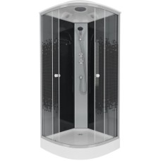 Душевая кабина 100х100х215 см Niagara NG-4502-08BLACK интимато