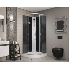 Душевая кабина 90х90х200 см Niagara NG-4501-08BK интимато