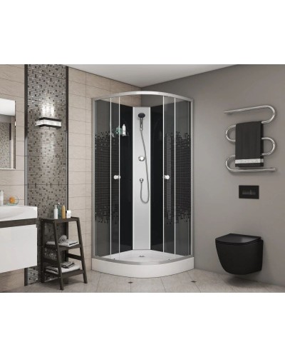 Душевая кабина 90х90х200 см Niagara NG-4501-08BK интимато